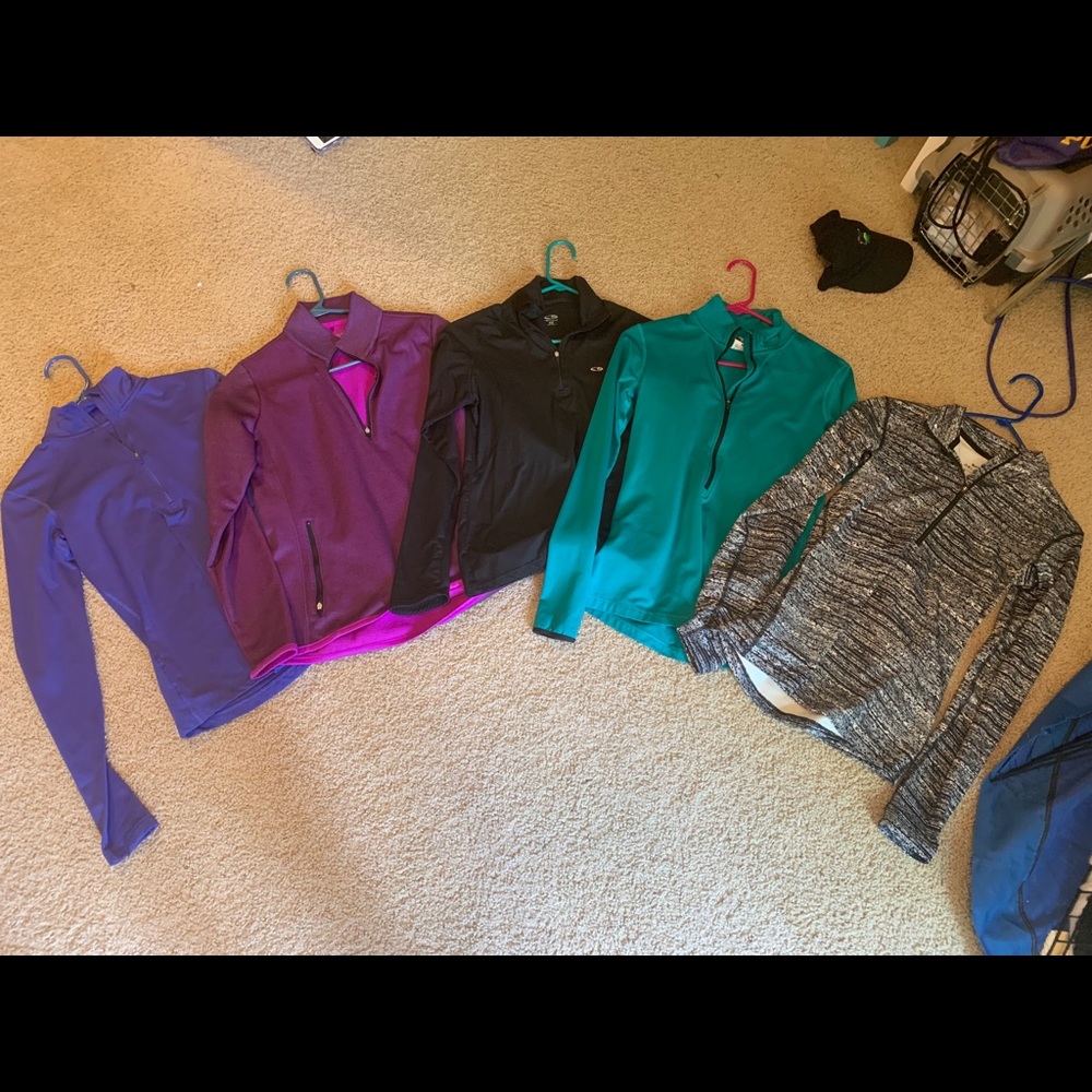 Dry fit pullovers